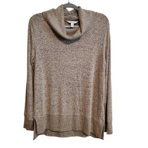 Nine West Cowl Neck Tunic Burnout Sweater Large